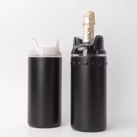 Cubo de hielo de calidad alimentaria ecológico, cubo de hielo acrílico de plástico PP de 3,5l, 6L, 8L y 12L, cubo de hielo para champán, cerveza, vino