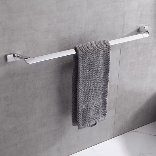 Conjunto de accesorios de baño conjunto de barra de toalla de hardware de baño montado en la pared de aleación de zinc moderno